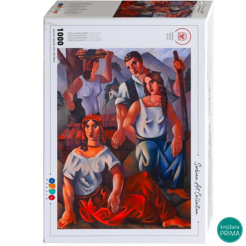 Puzzle 1000 SAC Sava Šumanović - Na bunaru 
