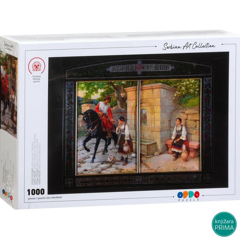 Puzzle 100 SAC Uroš Predić - Devojka na studencu 