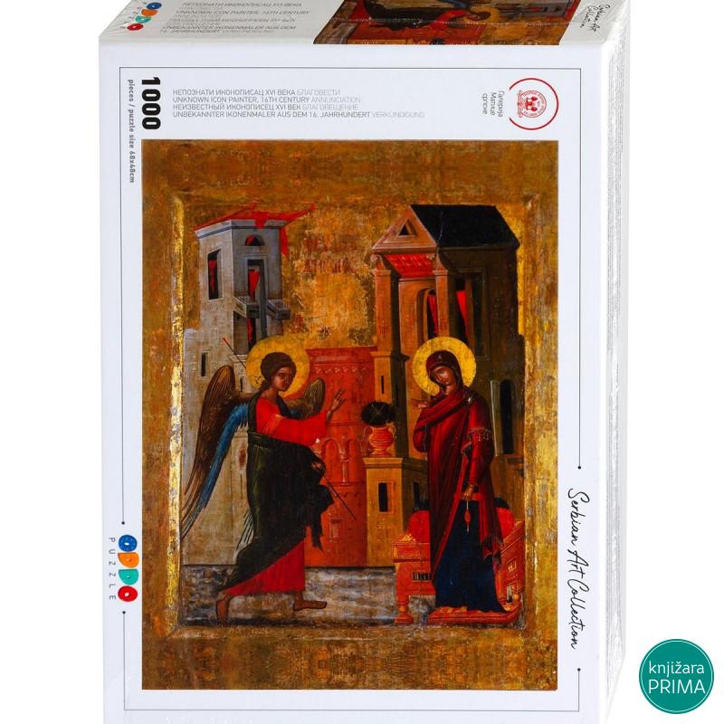 Puzzle 1000 SAC Nepoznati ikonopisac XVI vek - Blagovesti 