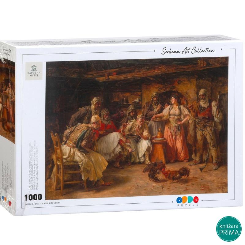 Puzzle 1000 SAC Paja Jovanović - Borba petlova 