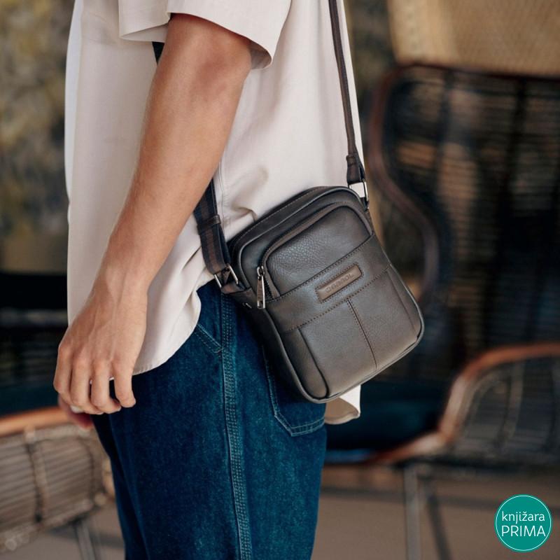 Muška torbica GABOL Frank braon 