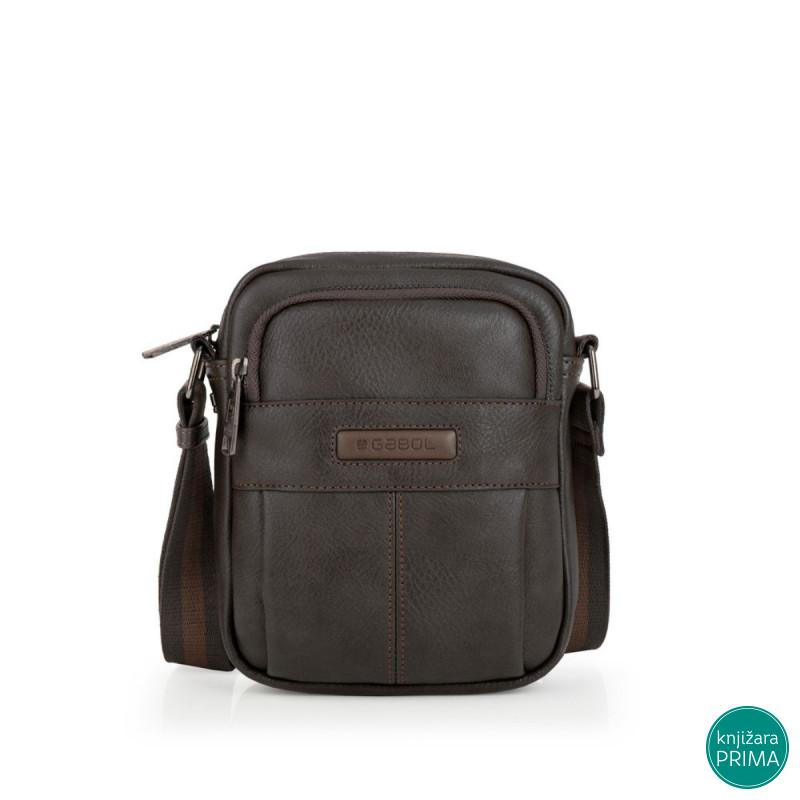 Muška torbica GABOL Frank braon 