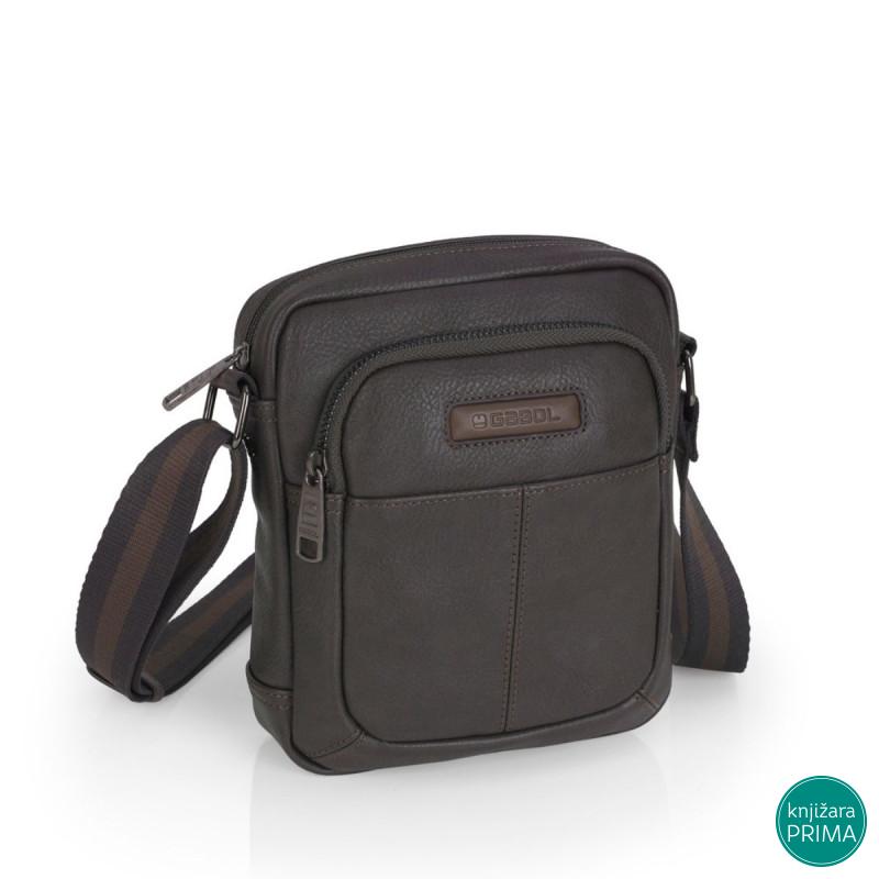 Muška torbica GABOL Frank braon 
