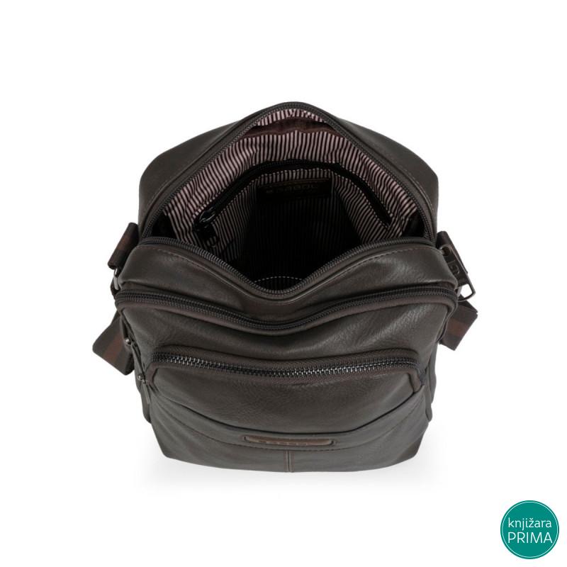 Muška torbica GABOL Frank braon 