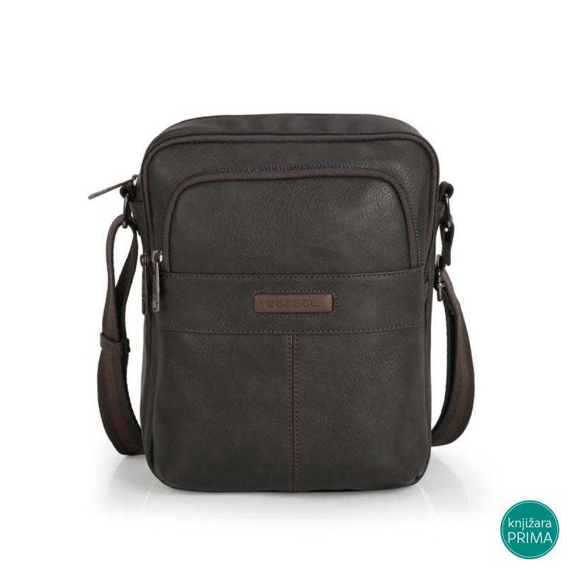Muška torbica GABOL Frank braon 