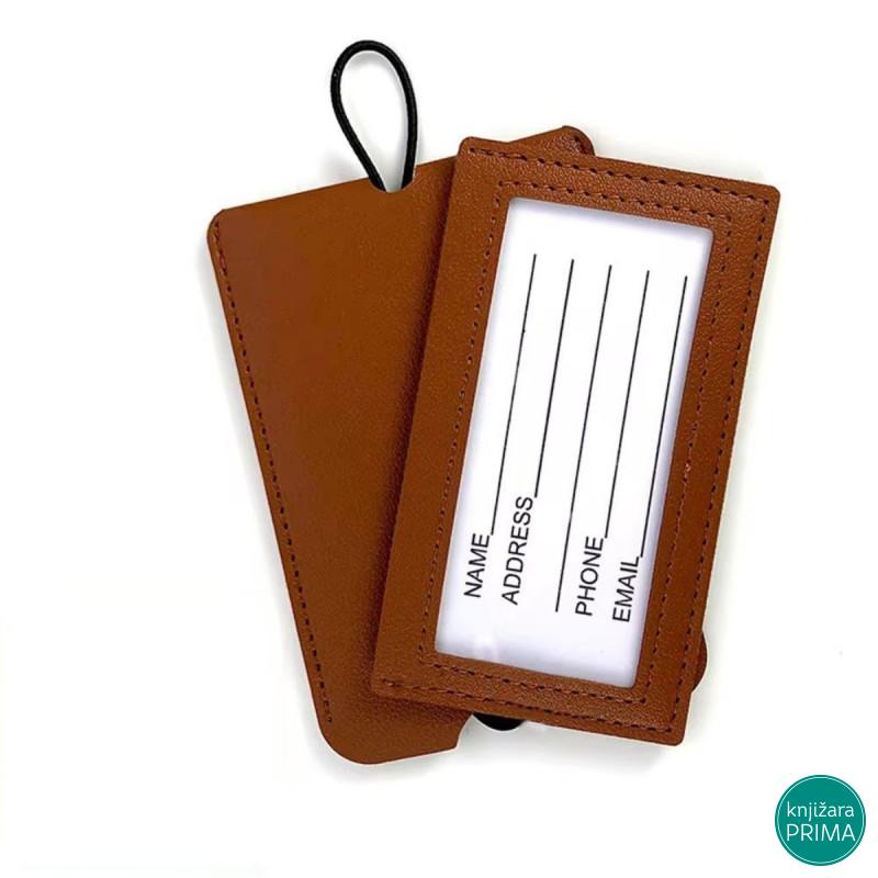 Tag za kofer TRAVEL braon 