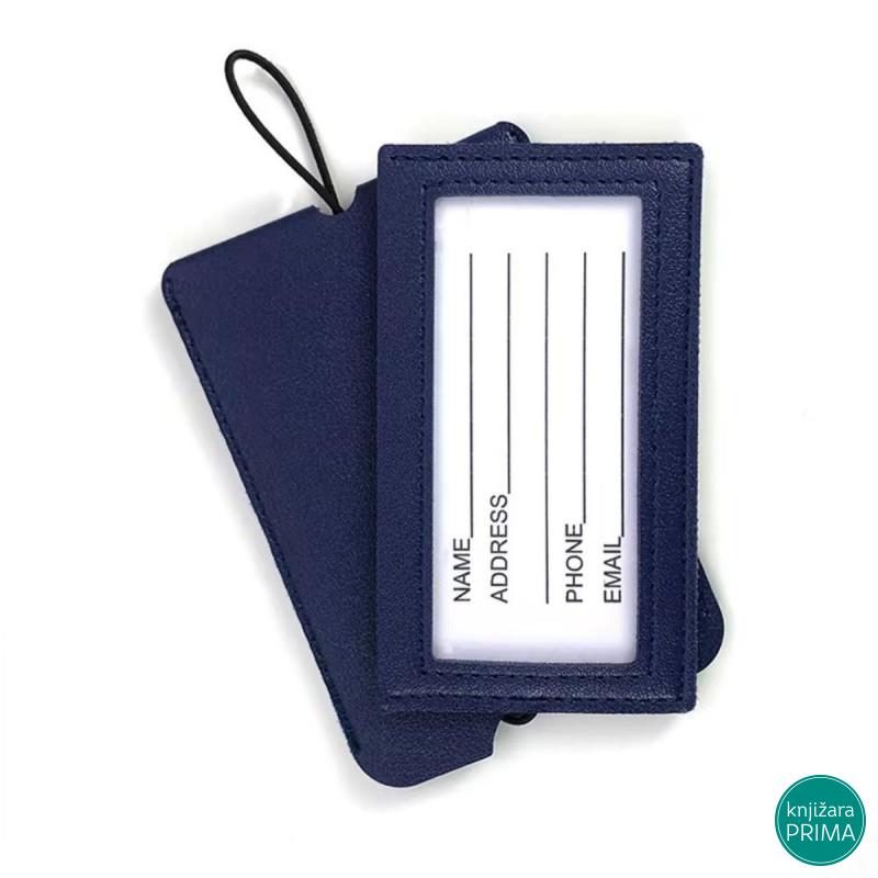 Tag za kofer TRAVEL tamno plava 