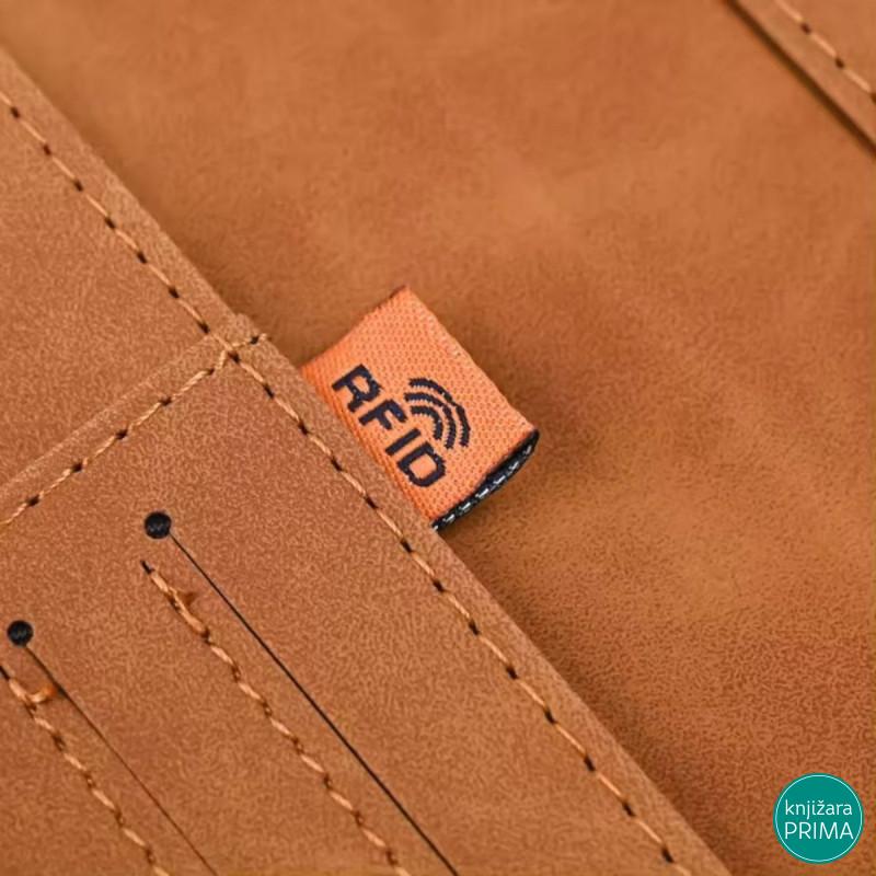 Korice za pasoš TRAVEL magnet braon 