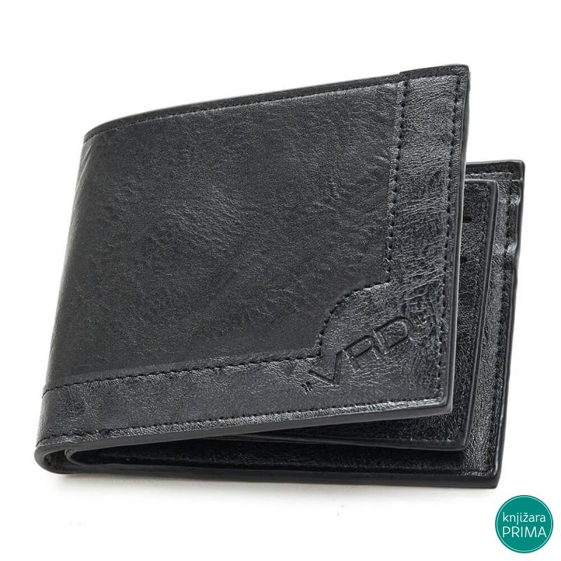 Muški novčanik VERDE crni 
