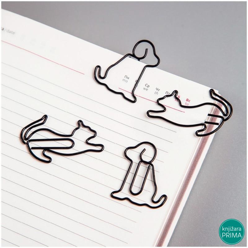 Spajalice MESHU Cat and Dog 