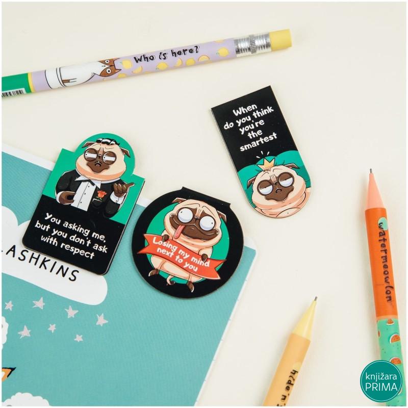 Bookmarker MESHU Funny Pug 