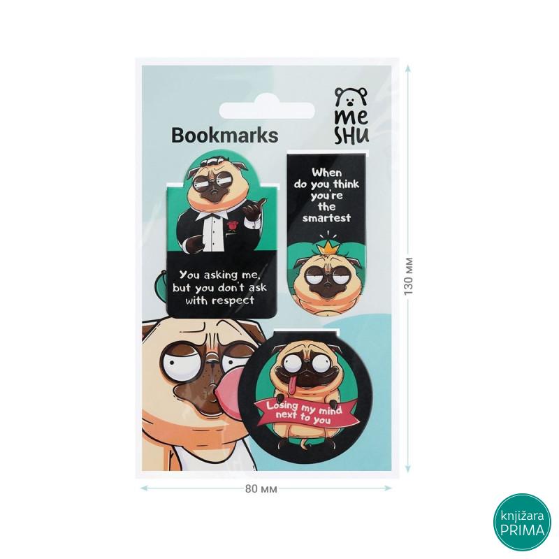 Bookmarker MESHU Funny Pug 