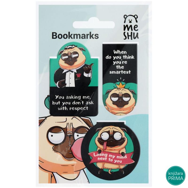 Bookmarker MESHU Funny Pug 