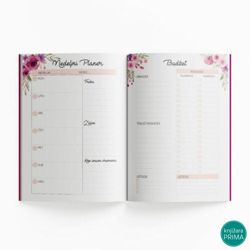 Ženski planer - teget 