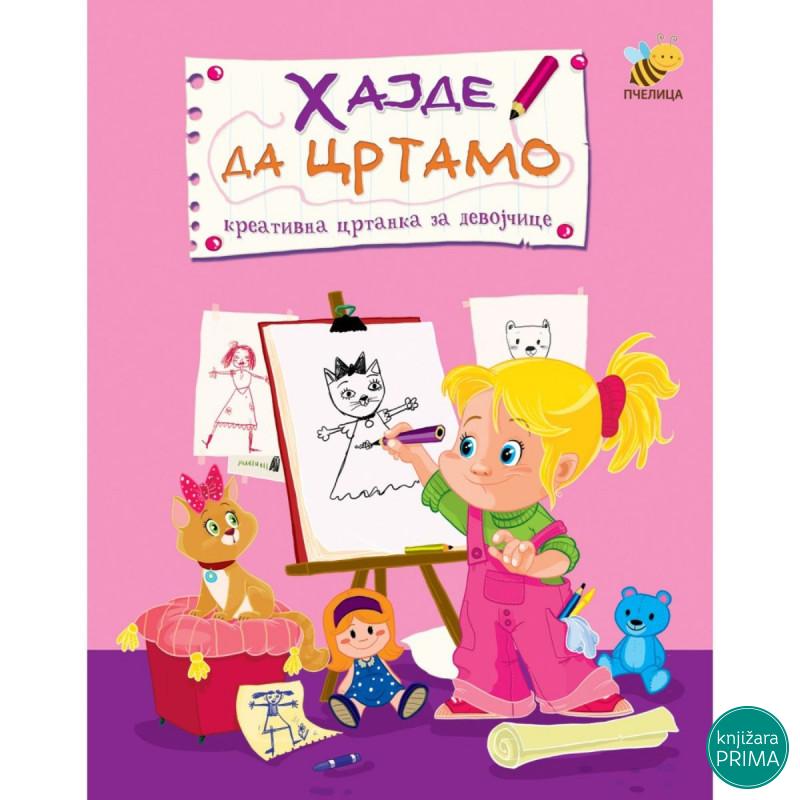Hajde da crtamo - za devojčice PČELICA 