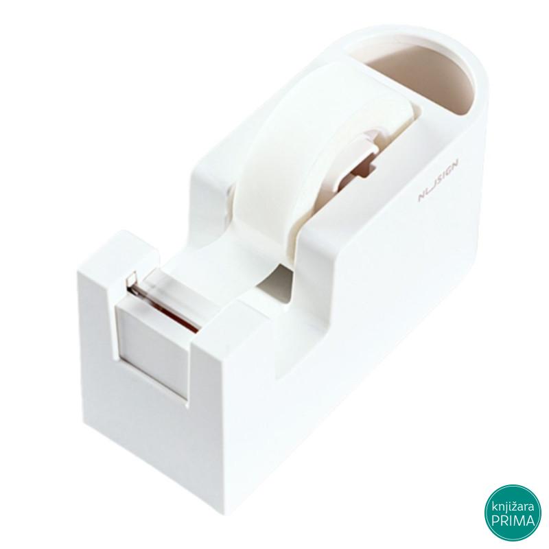 Stalak za selotejp DELI bez posekotina beli 