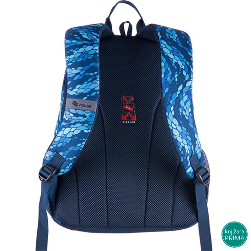 Školski ranac PULSE Spin - Blue snake 