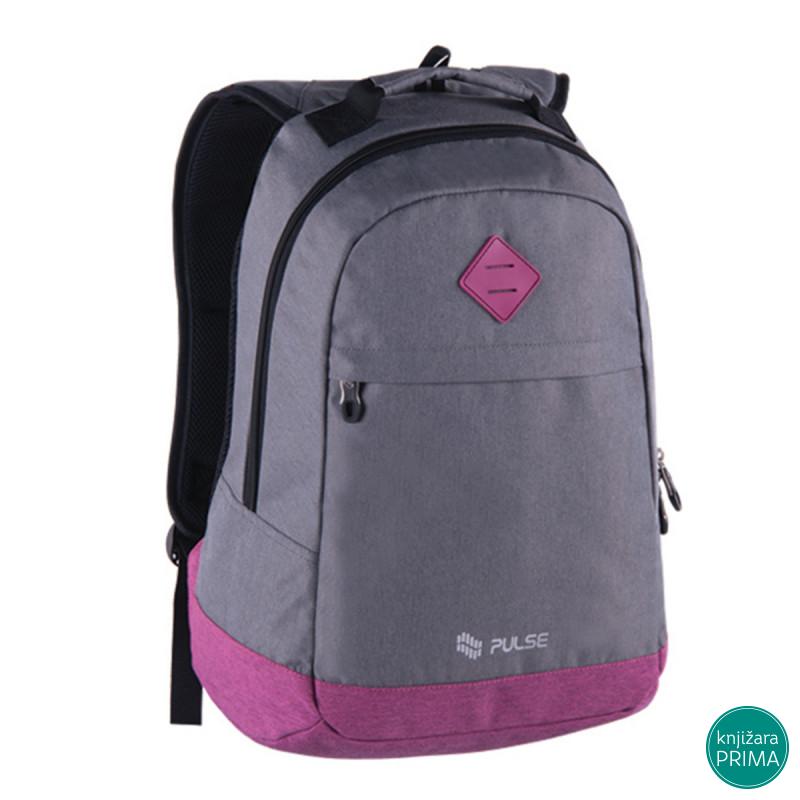 Školski ranac PULSE Bicolor gray-purple 