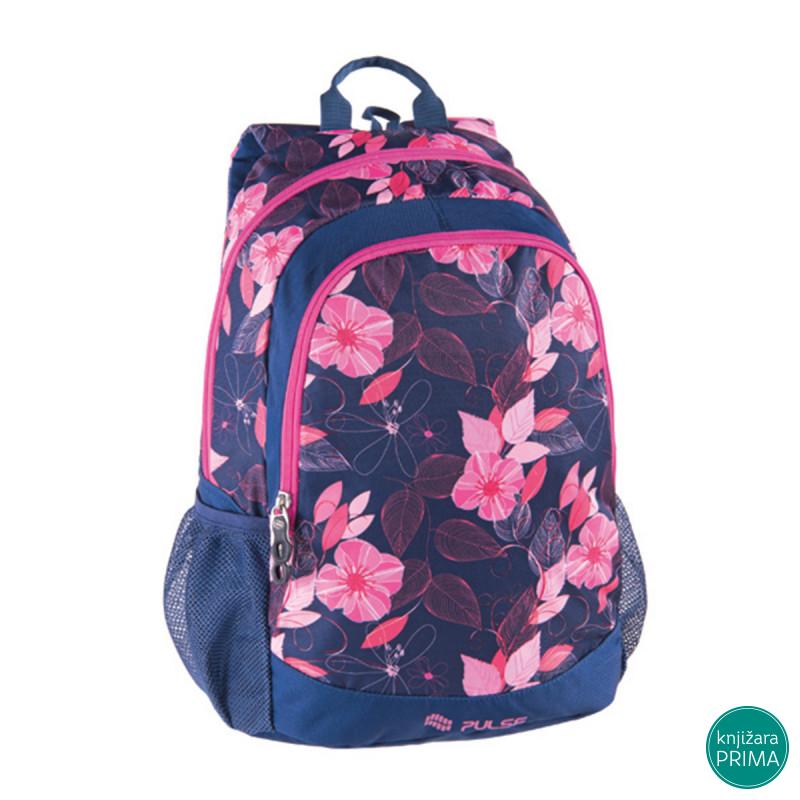 Školski ranac PULSE Cots - Pink Garden 