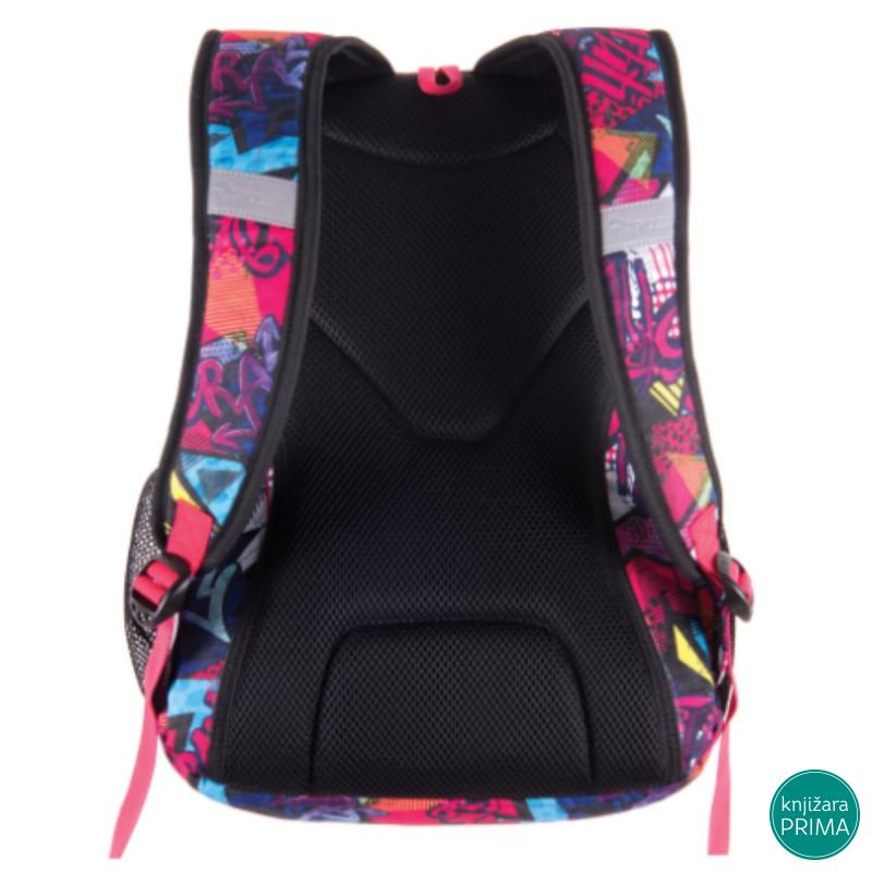 Školski ranac PULSE Teens - Pink Graffiti 