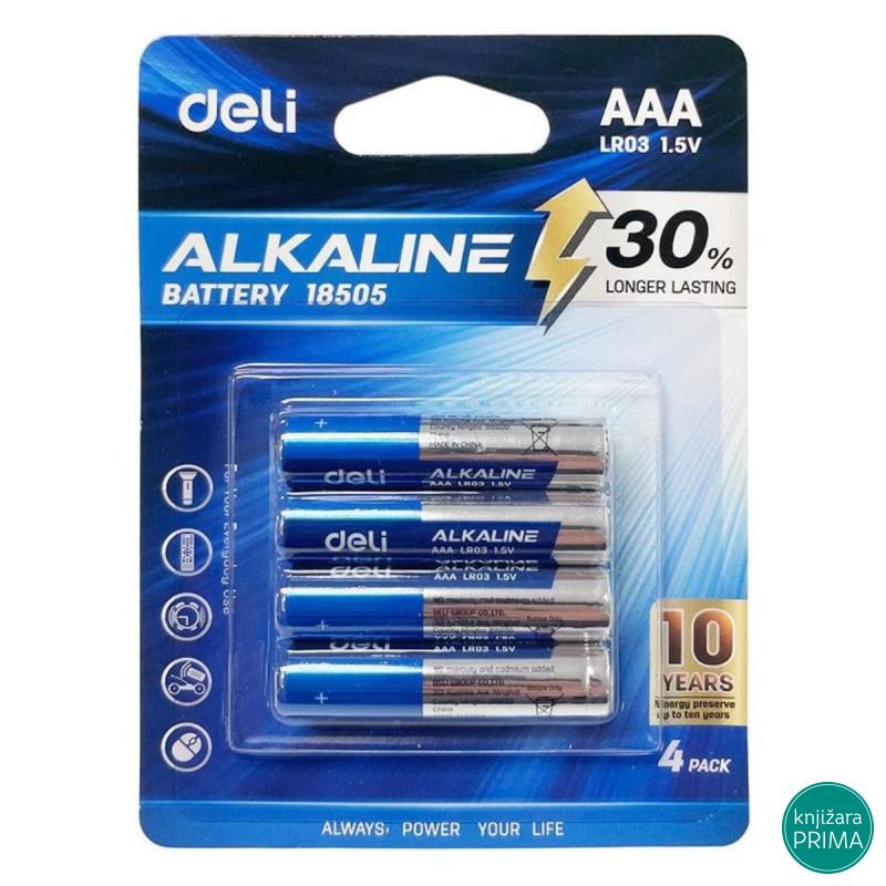 Baterije AAA DELI 4 komada 