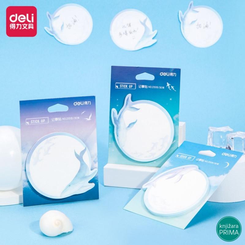 Stiker blok DELI kitovi 