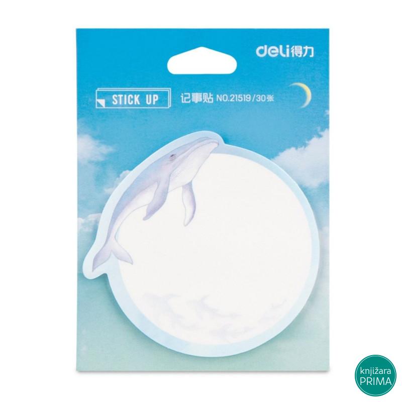 Stiker blok DELI kitovi 