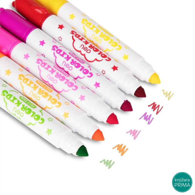 Flomasteri 12 DELI Jumbo 