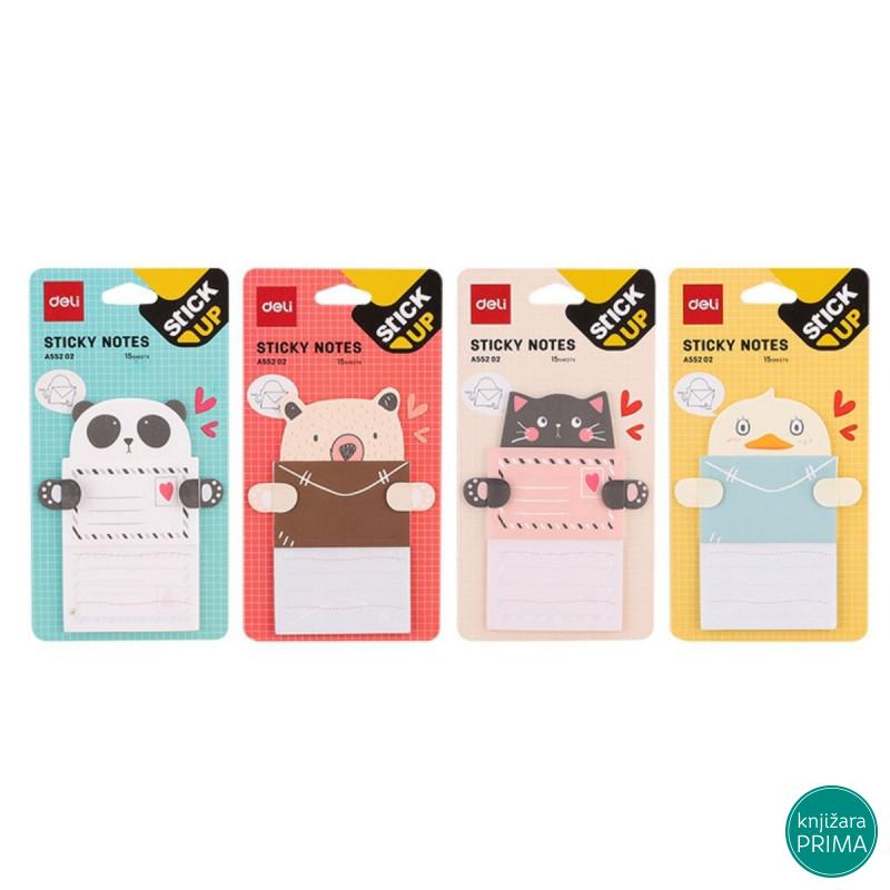 Stiker blok DELI pismo 