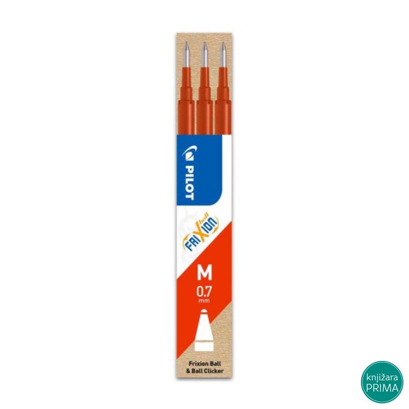 Uložak za roler PILOT Frixion 0.7 crveni 