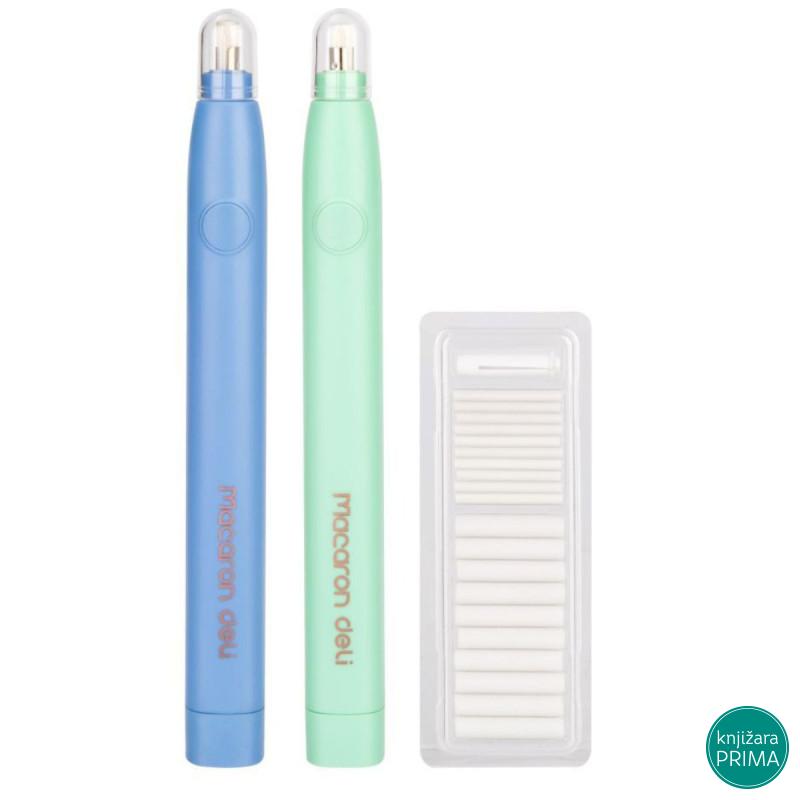 Električna gumica DELI Macaron sa rezervnim gumicama 