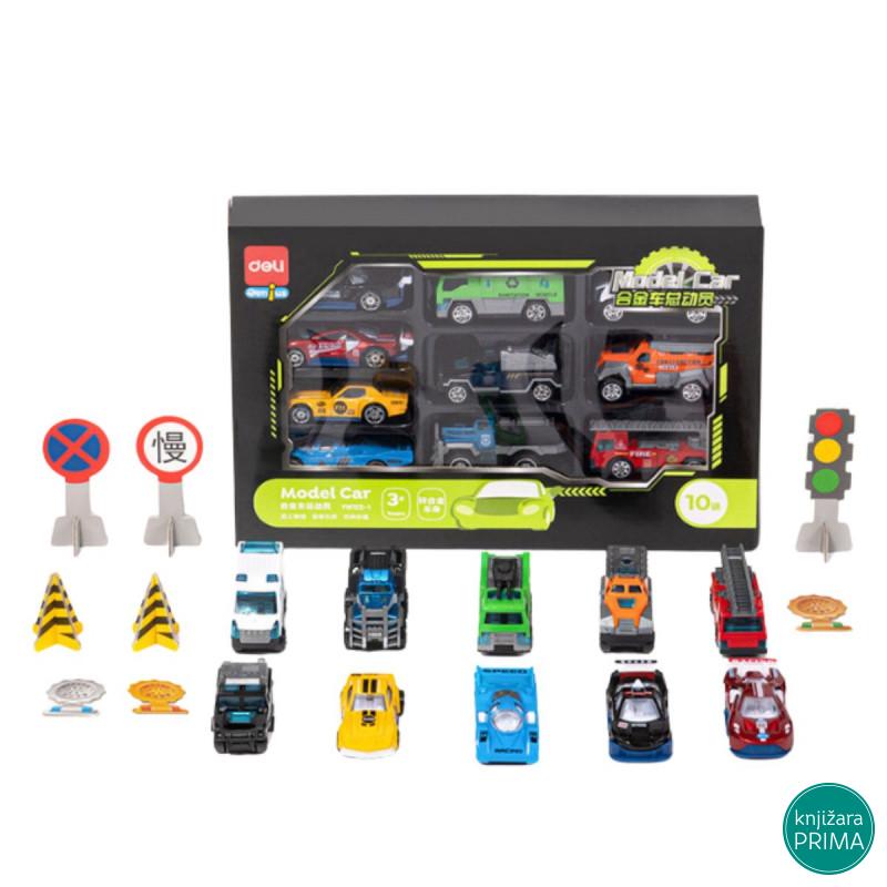 Set autića DELI sa saobraćajnim znacima 