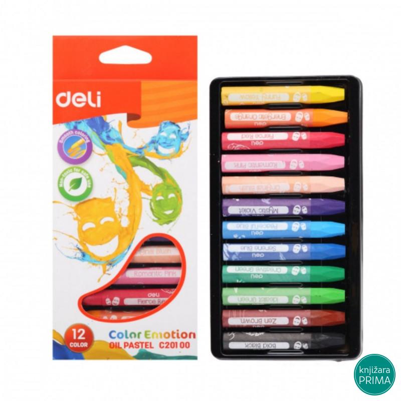 Voštane boje 12 DELI Color Emotion 