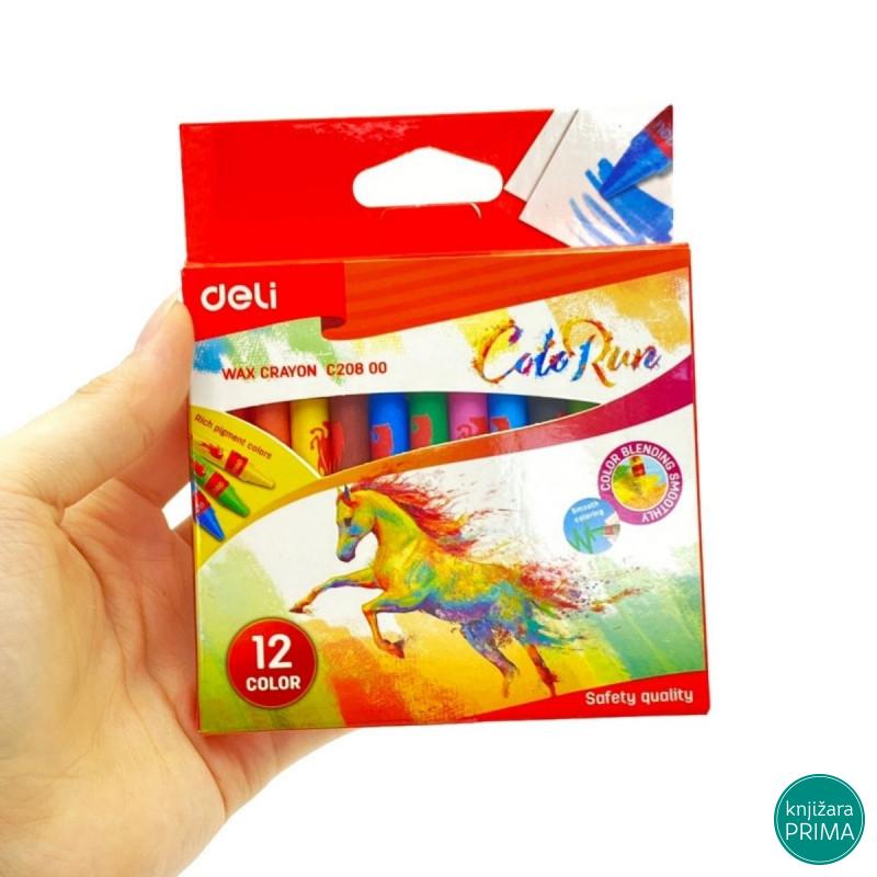 Voštane boje 12 DELI Color Run 