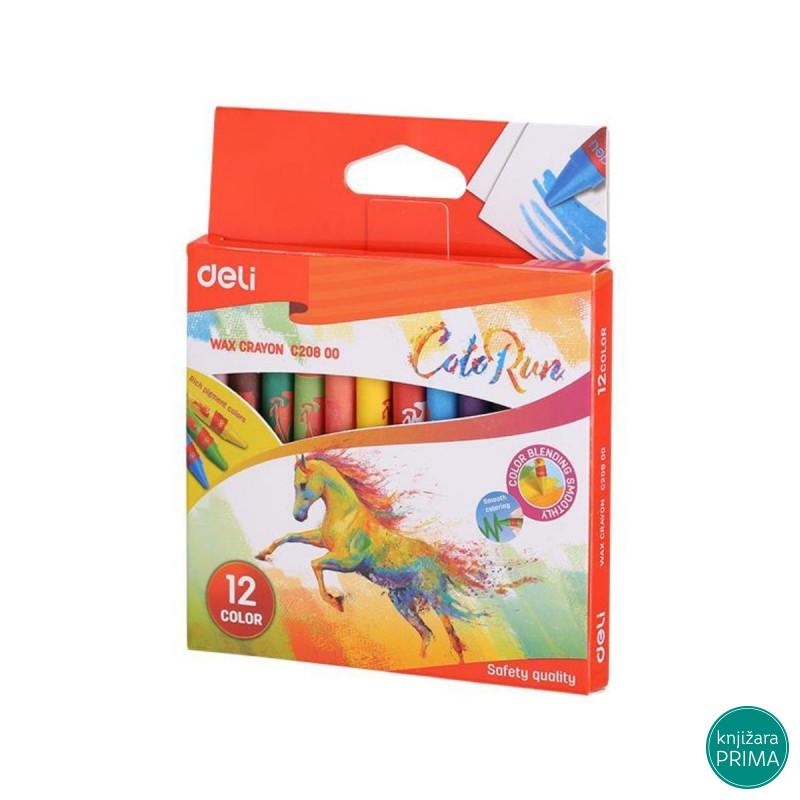 Voštane boje 12 DELI Color Run 