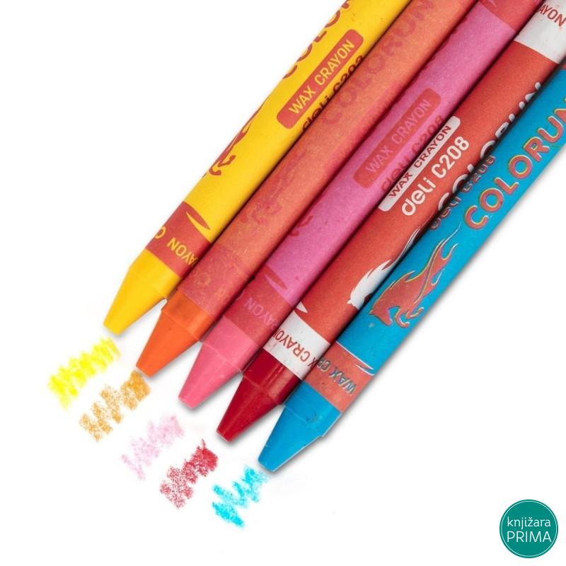 Voštane boje 18 DELI Color Run 