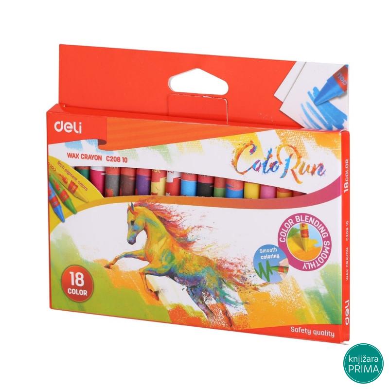 Voštane boje 18 DELI Color Run 