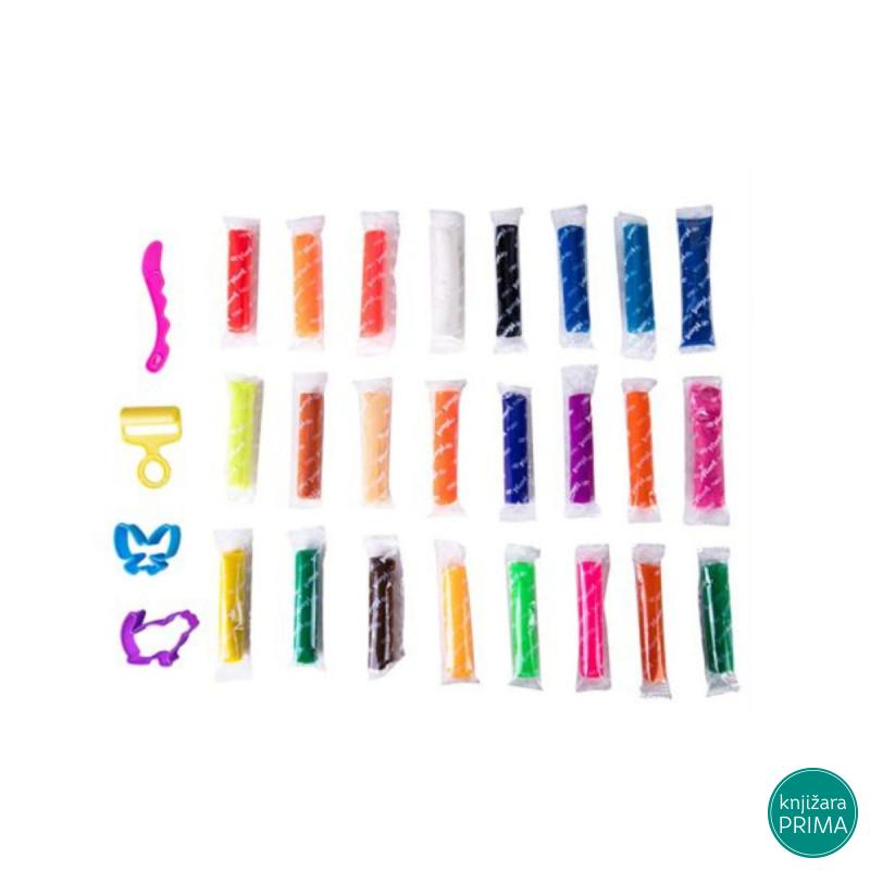 Plastelin 24 DELI u kantici 