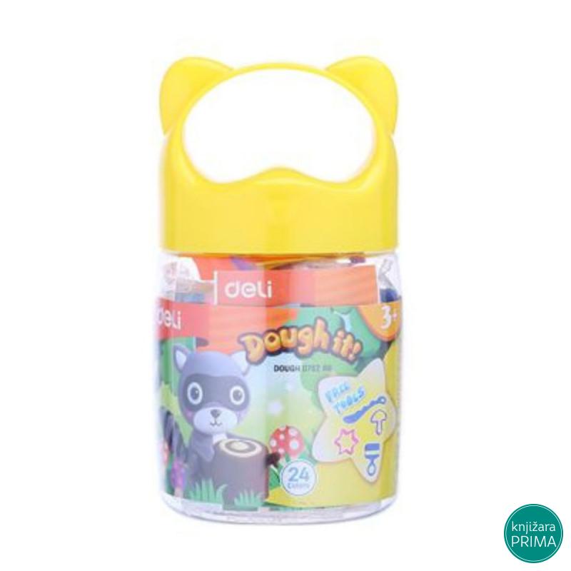 Plastelin 24 DELI u kantici 