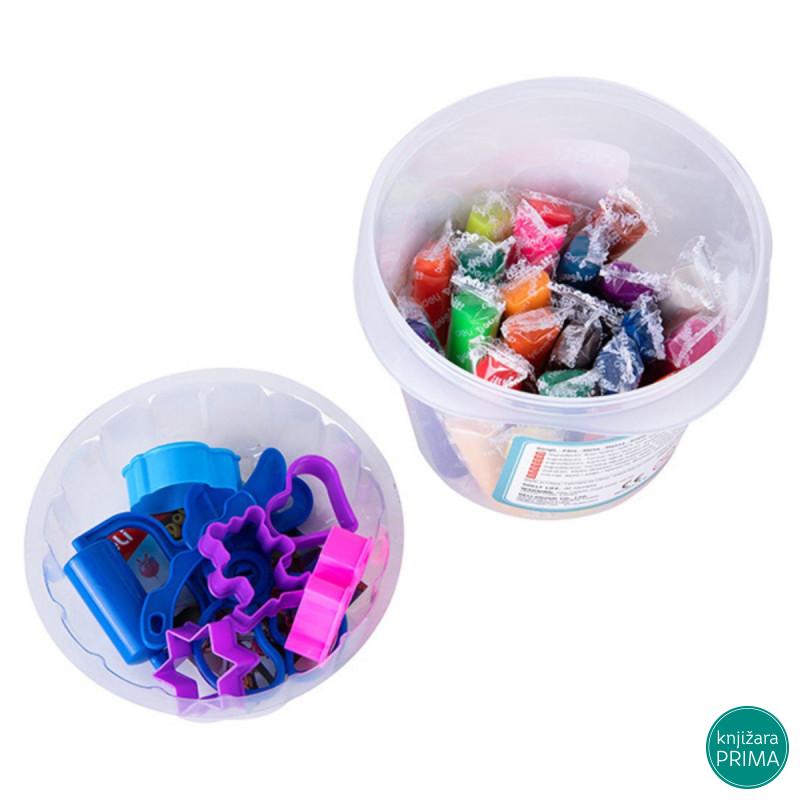 Plastelin 24 DELI u kofici 