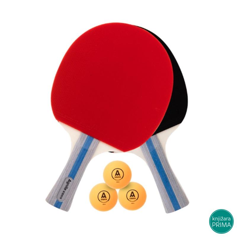 Reketi za stoni tenis DELI sa 3 loptice 