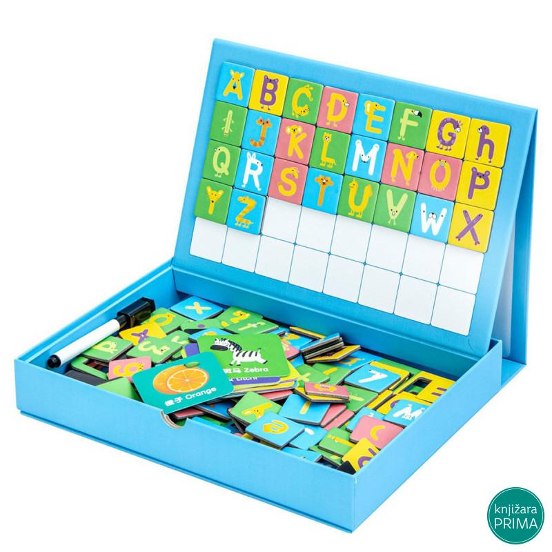 Magnetna slagalica DELI slova i brojevi 