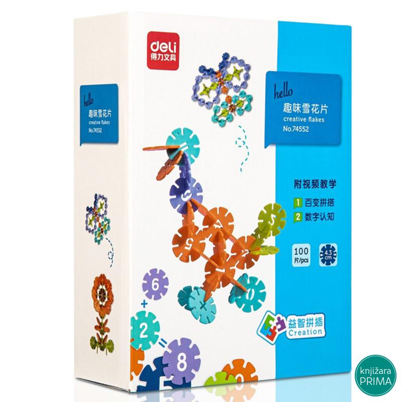 Slagalica DELI 3D pahulje 