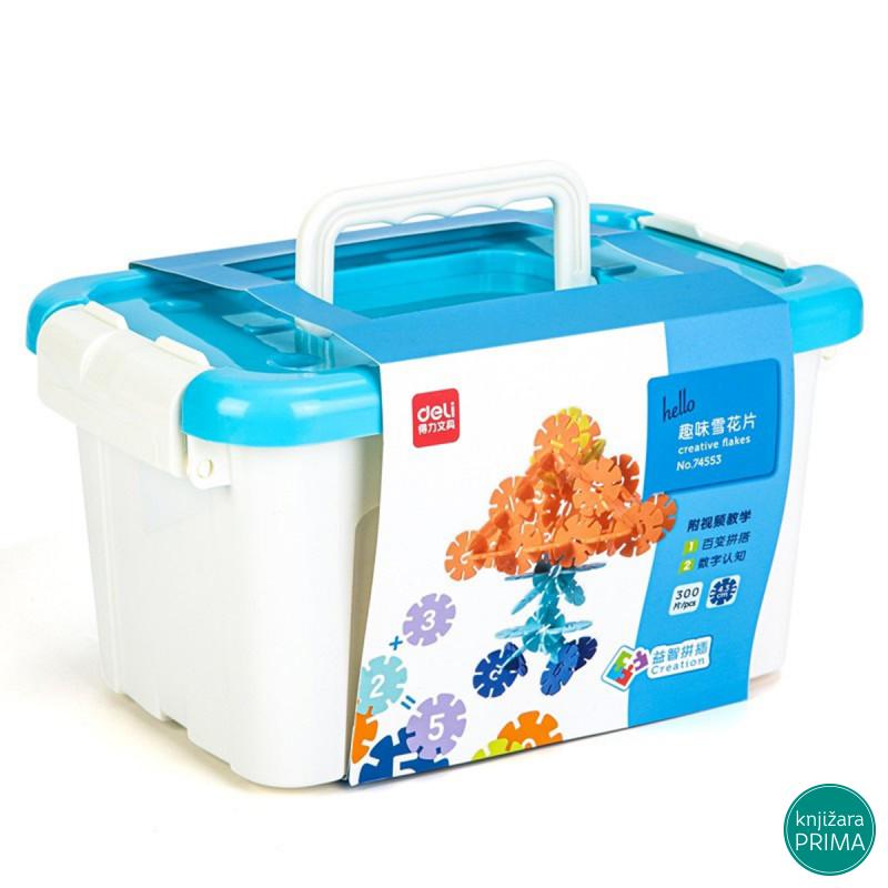 Slagalica DELI 3D pahulja koferče 