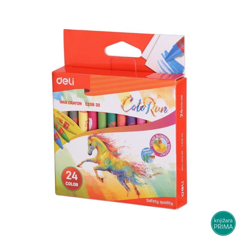 Voštane boje 24 DELI Color Run 