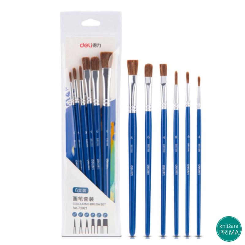 Set četkica DELI konjska dlaka 1/6 