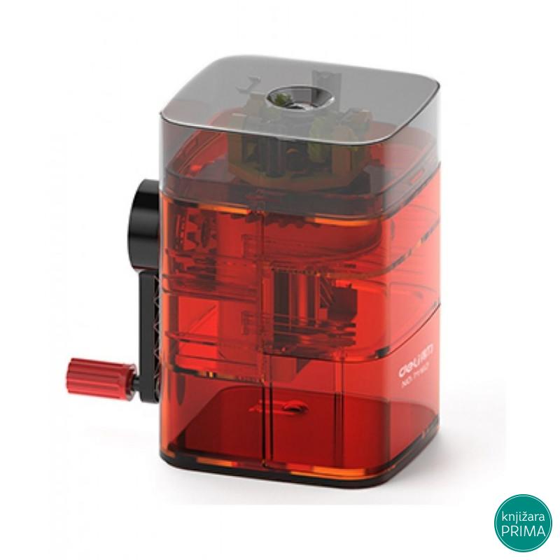 Stoni zarezač DELI rotacioni crveni 