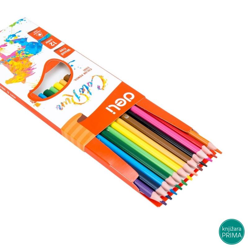 Plastične bojice 12 DELI Color Run 