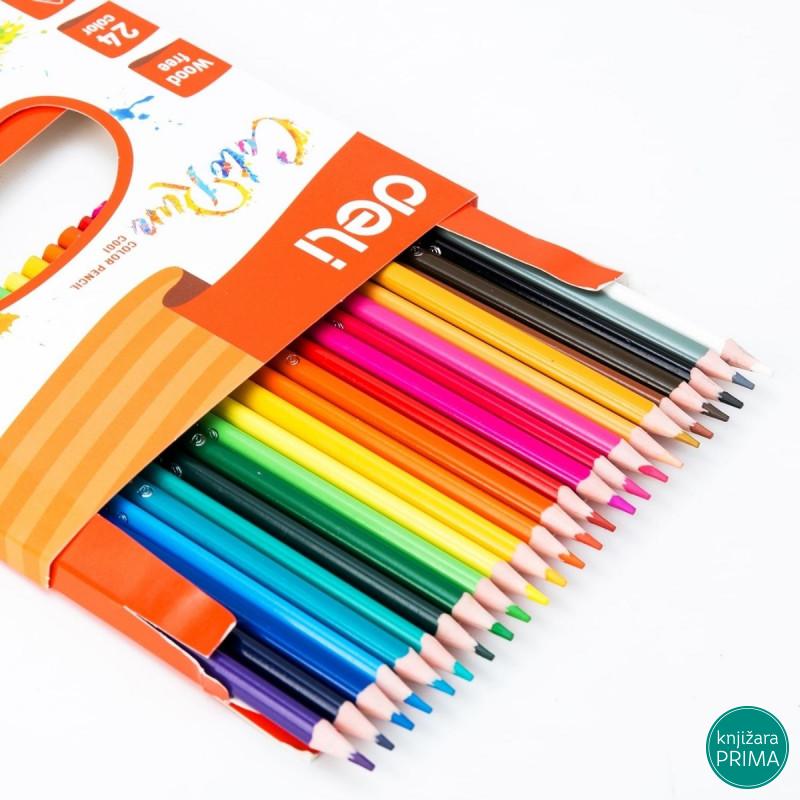 Plastične bojice 24 DELI Color Run 