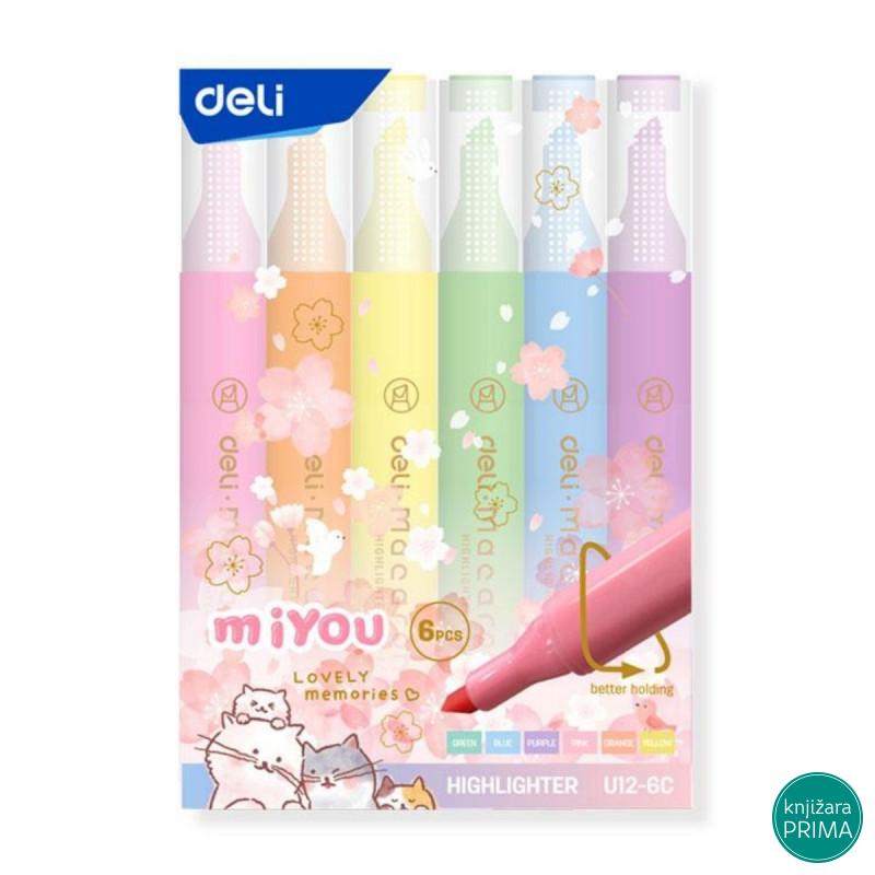 Set tekst markera DELI MiYou 1/6 